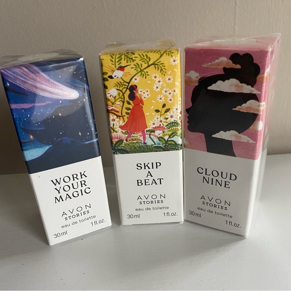 Avon Stories 3-piece set Eau De Toilette Spray 30ml 1oz - Picture 5 of 7